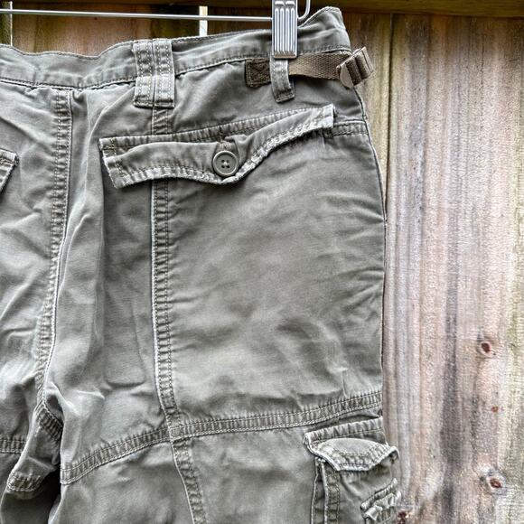 Y2K Cargo Pants Olive Army Green 27 / 4 - Picture 5 of 5